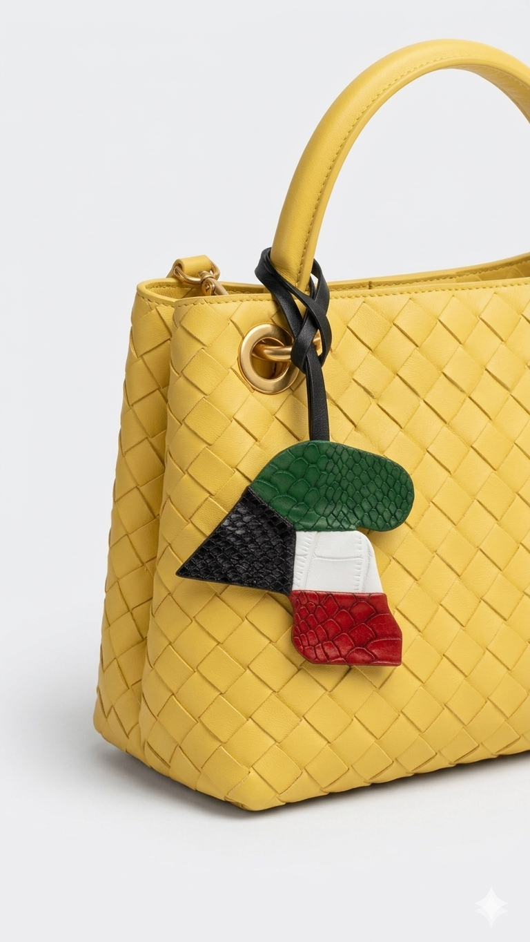 Kuwait map tag - علاقة جلد علم الكويت